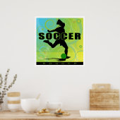 Fußballmädchen1 Poster (Küche)