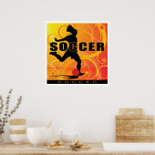 Fußballmädchen3 Poster (Küche)