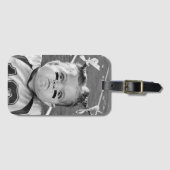 Fußballmädchen Gepäckanhänger (Vorderseite (Horizontal))