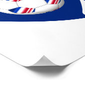 Fußballmannschaft "AUSTRALIA". Fútbol de Australia Poster (Ecke)