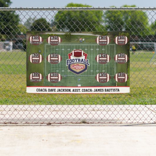 Fußballmannschaft Banner (Insitu)