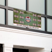 Fußballmannschaft Banner (Äußeres Gebäude)