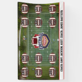 Fußballmannschaft Banner (Vertikal)