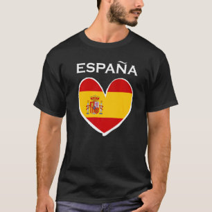 Fußballmannschaft der Vintagen Fans der spanischen T-Shirt
