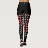 Fußballmannschaft, Fake Schwarze Shorts, Name Leggings (Rückseite)