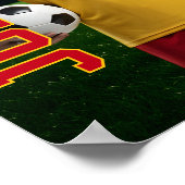 Fußballmannschaft Individuelle Abiturienten-Feier Poster (Ecke)