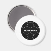 Fußballmannschaft Magnet (Vorderseite/Rückseite)