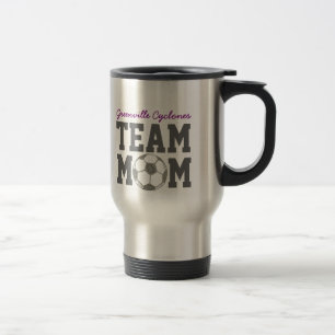 Fußballmannschaft-Mutter-Geschenktasse Reisebecher