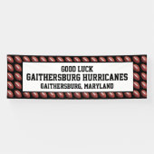 Fußballmannschaft, Personalisierte Text-Viel Glück Banner (Horizontal)