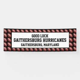 Fußballmannschaft, Personalisierte Text-Viel Glück Banner