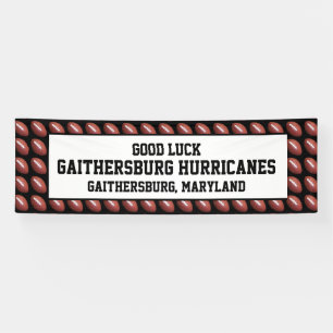 Fußballmannschaft, Personalisierte Text-Viel Glück Banner