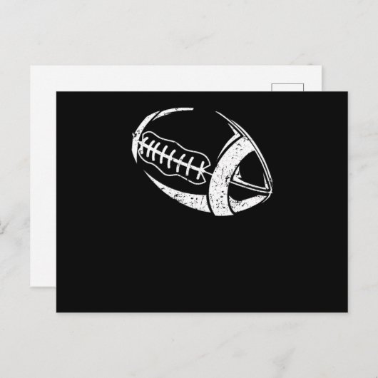 Fußballmannschaft Postkarte (Vorne/Hinten)