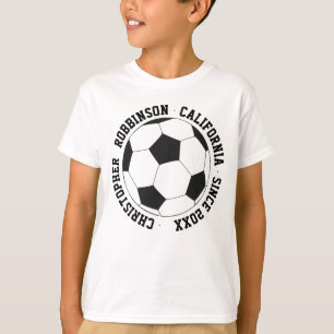 Fußballmannschaft Reisetage Personalisiert T-Shirt
