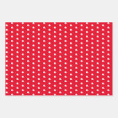 Fußballmannschaft roter personalisiert geschenkpapier set (Vorderseite 3)