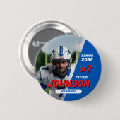 Fußballmannschaft Senior Night Benutzerdefinierte Button (Vorne & Hinten)