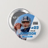 Fußballmannschaft Senior Night Benutzerdefinierte Button (Vorne & Hinten)