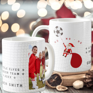Fußballmannschaft Trainer MVP Santa Weihnachten Kaffeetasse