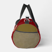 Fußballmannschaft, Trainer oder Spieler Red Gold P Duffle Bag (Rechts)