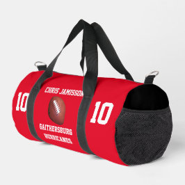 Fußballmannschaft, Trainer oder Spieler Red Person Duffle Bag