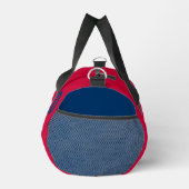 Fußballmannschaft, Trainer oder Spieler Rot und Na Duffle Bag (Rechts)