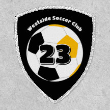 Fußballmannschaftsname mit Schwarz, Gold oder JEDE
