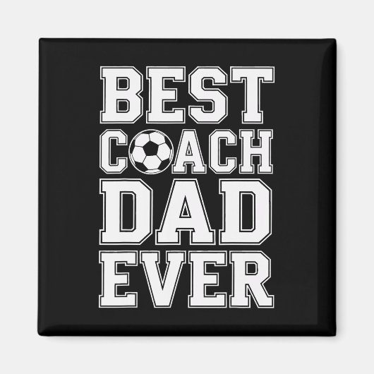 Fußballmeister Bester Trainer Dad Ever Athletik Me Magnet (Vorne)