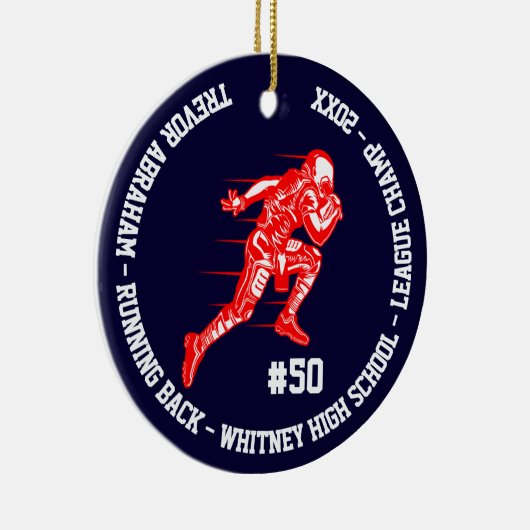 Fußballmeisterschule Keramik Ornament (Rechts)