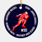 Fußballmeisterschule Keramik Ornament (Vorne)