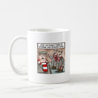 Fußballmerke der 1950er kaffeetasse