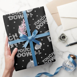 Fußballmuster Geschenkpapier