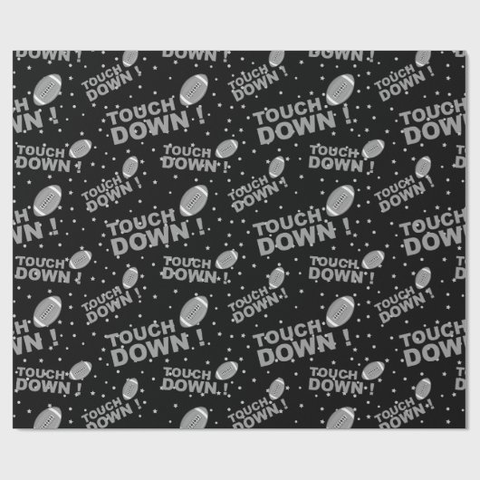 Fußballmuster Geschenkpapier (Flach)