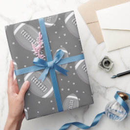 Fußballmuster Geschenkpapier