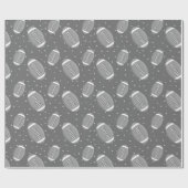 Fußballmuster Geschenkpapier (Flach)