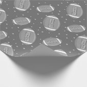 Fußballmuster Geschenkpapier (Ecke)