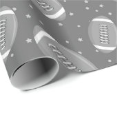 Fußballmuster Geschenkpapier (Rolleneckpunkt)