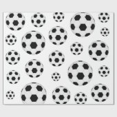 Fußballmuster-Geschenkpapier Geschenkpapier (Flach)