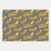 Fußballmuster Geschenkpapier Set (Vorderseite 2)