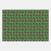 Fußballmuster Geschenkpapier Set (Vorderseite 2)