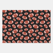 Fußballmuster Geschenkpapier Set (Vorderseite 2)