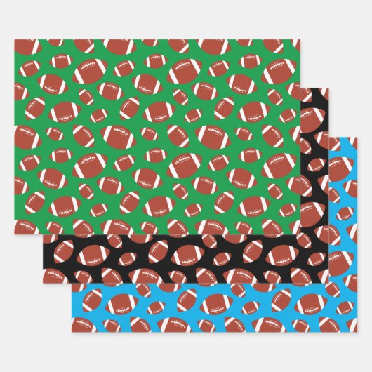 Fußballmuster Geschenkpapier Set (Set)