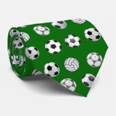 Fußballmuster Krawatte (Gerollt)