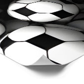 Fußballmuster Poster (Ecke)