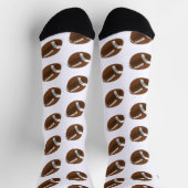 Fußballmuster Socken (Oben)