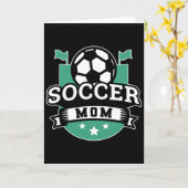 Fußballmutter _4  karte (Gelbe Blume)