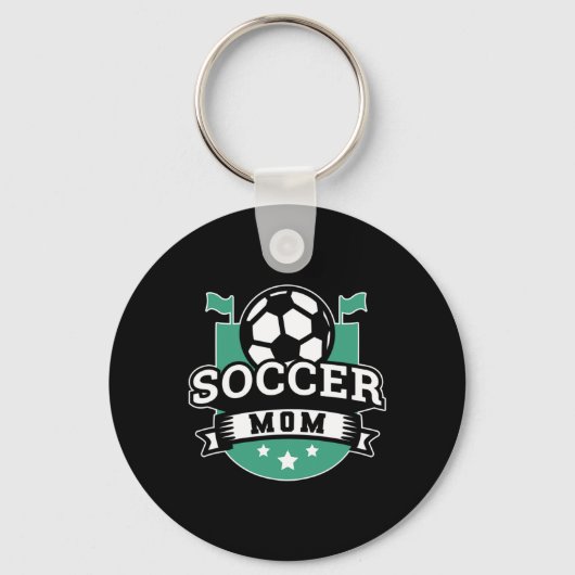 Fußballmutter _4  schlüsselanhänger (Vorderseite)