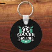 Fußballmutter _4  schlüsselanhänger (Vorderseite)