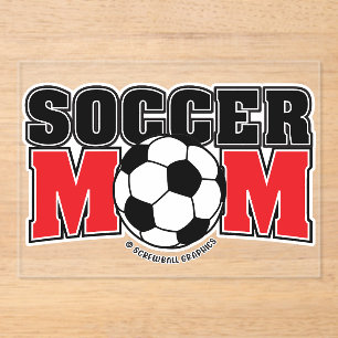 Fußballmutter Acryleinladungen