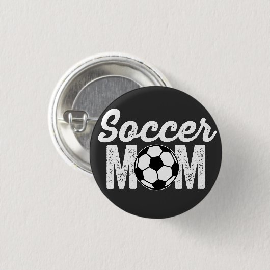 Fußballmutter Button (Vorne & Hinten)