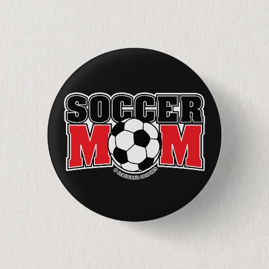 Fußballmutter Button (Vorderseite)