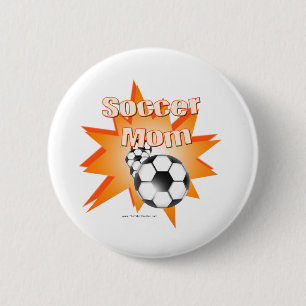 Fußballmutter Button